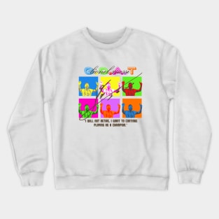 Messi Pop Art Style Light Crewneck Sweatshirt